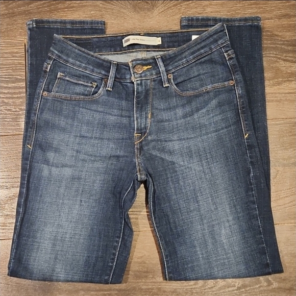 ❤️ LEVI'S MID RISE SKINNY JEANS, 4S (27 SHORT) - Picture 1 of 6